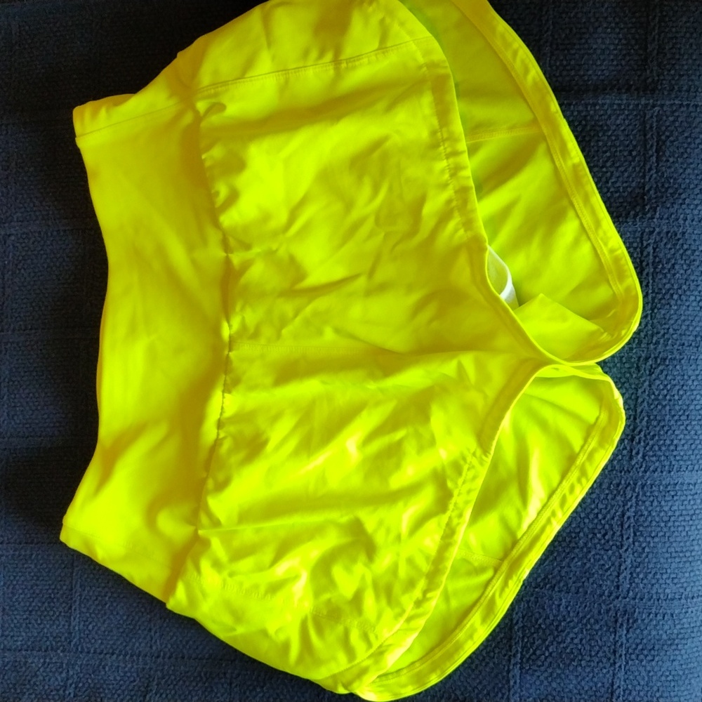 Highlighter Yellow shorts